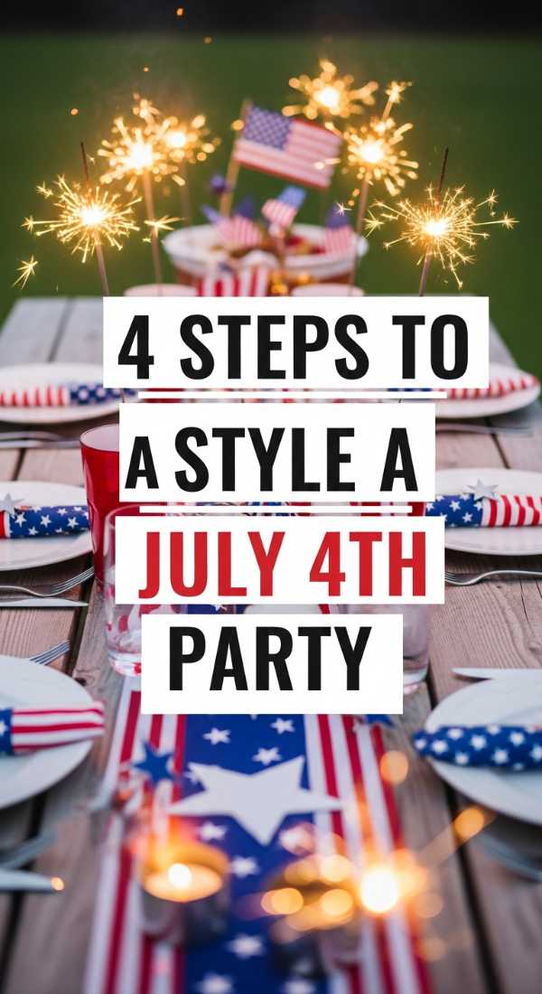 Dreamy Degrees: Curating the Perfect Aesthetic Summer Graduation Party 4 Steps To Style A July 4th Party 6a057d97c0ad0