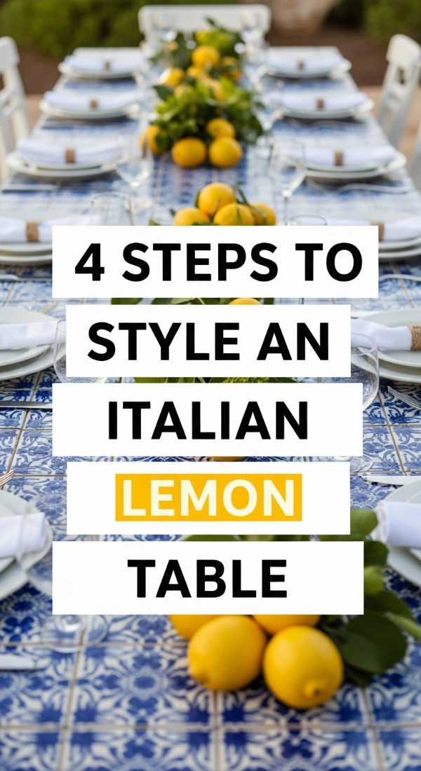 4 Steps To Style An Italian Lemon Table 6a021b189a324