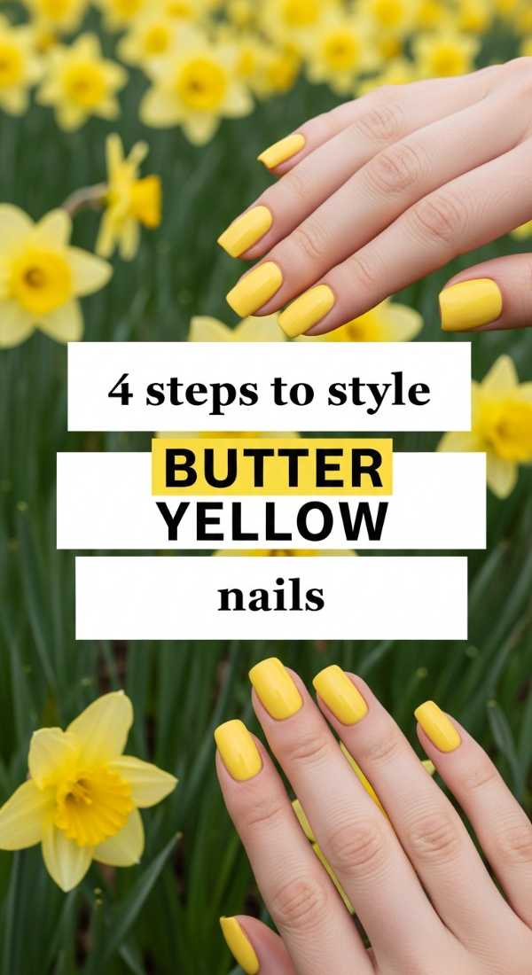 4 Steps To Style Butter Yellow Nails 69fb9877c8775