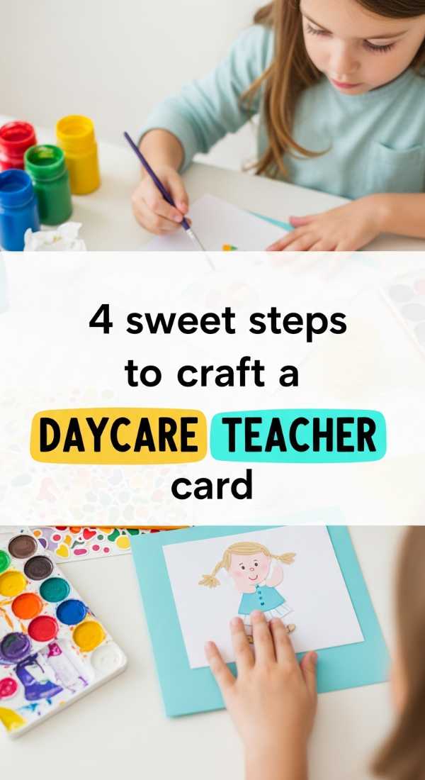 The Ultimate Teacher Appreciation Gift Guide: Creative & Budget-Friendly 4 Sweet Steps To Craft A Daycare Teacher Card 6a057d9c977b3