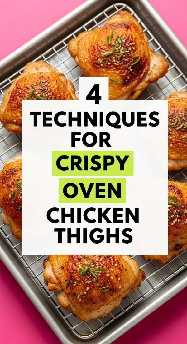 The Ultimate Guide to Gourmet Chicken Hacks That Will Impress Your Guests 4 Techniques For Crispy Oven Baked Chicken Thighs 6a14297c84608