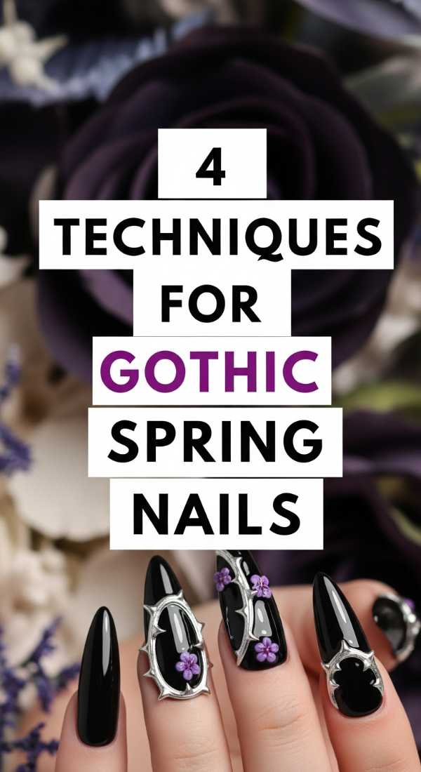 The 2026 Nail Edit: Aesthetic Styles You'll Be Seeing Everywhere 4 Techniques For Gothic Spring Nails 69ff5aae6b0c8