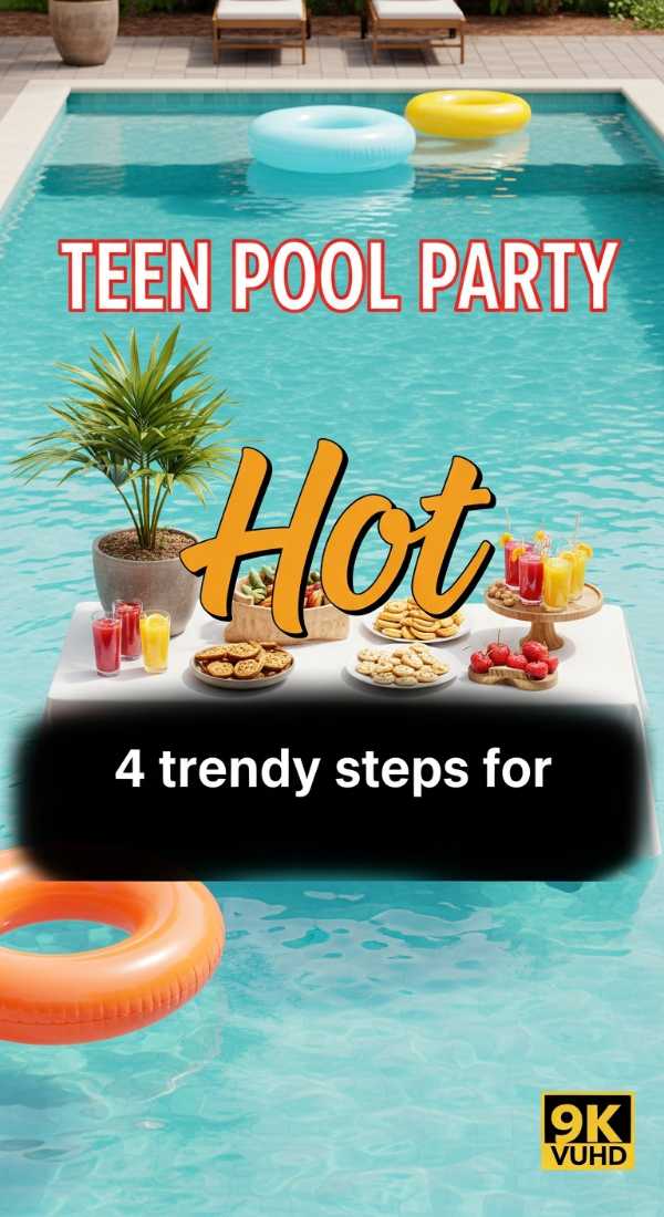 4 Trendy Steps For Pool Party Ideas For Teens 6a057bc1ed7a1