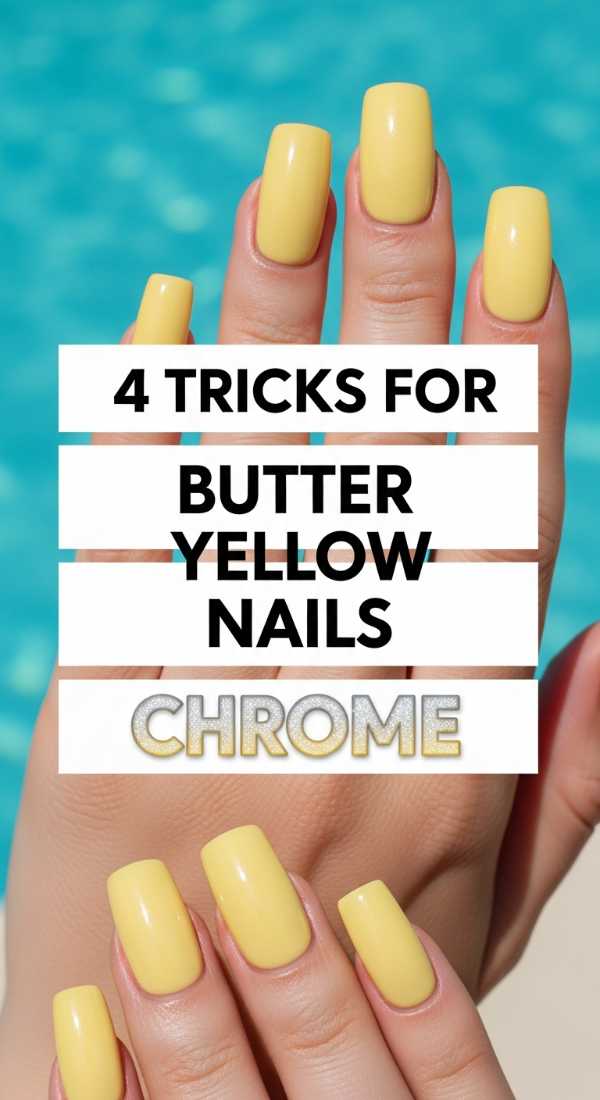 4 Tricks For Butter Yellow Nails Chrome 69ff5952c177e