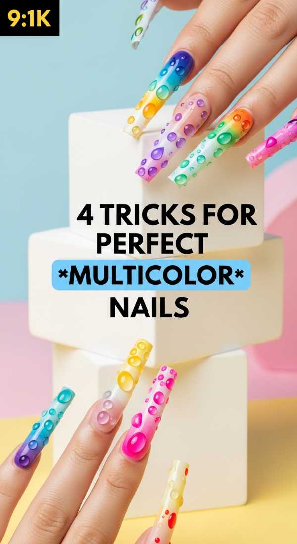 4 Tricks For Perfect Multicolor Nails 6a0f11384c5fc