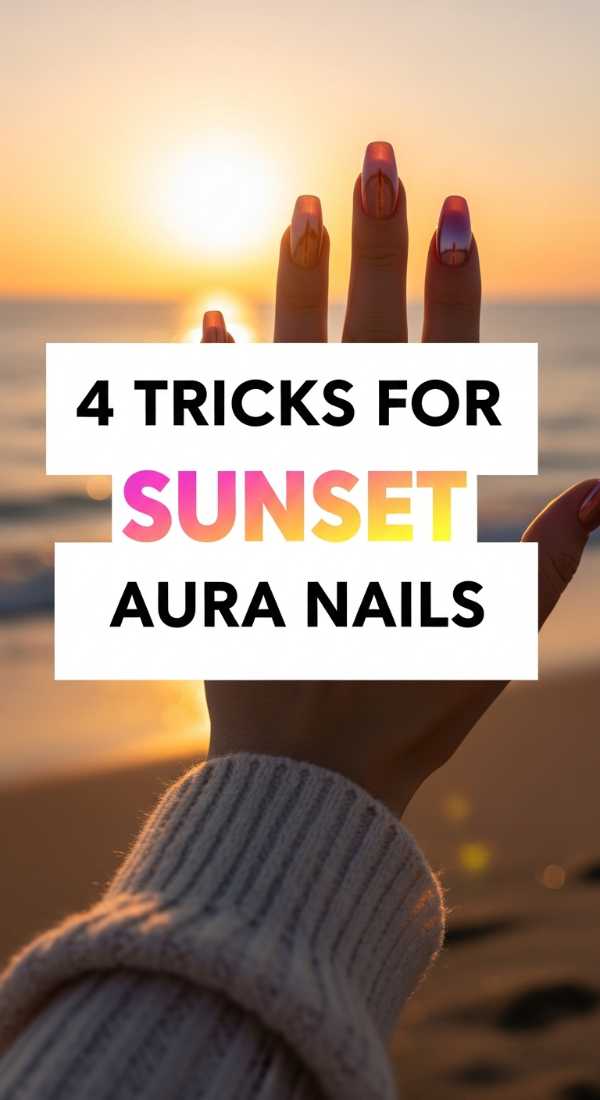 The 2026 Nail Edit: From High-Tech Chrome to Nature-Inspired Knits 4 Tricks For Sunset Aura Nails 6a05a148218e5