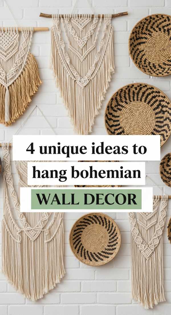 4 Unique Ideas To Hang Bohemian Wall Decor 6a0326f15c93c
