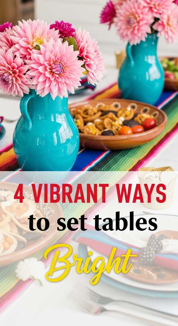 4 Vibrant Ways To Set Fiesta Tables 6a0577ab5007b