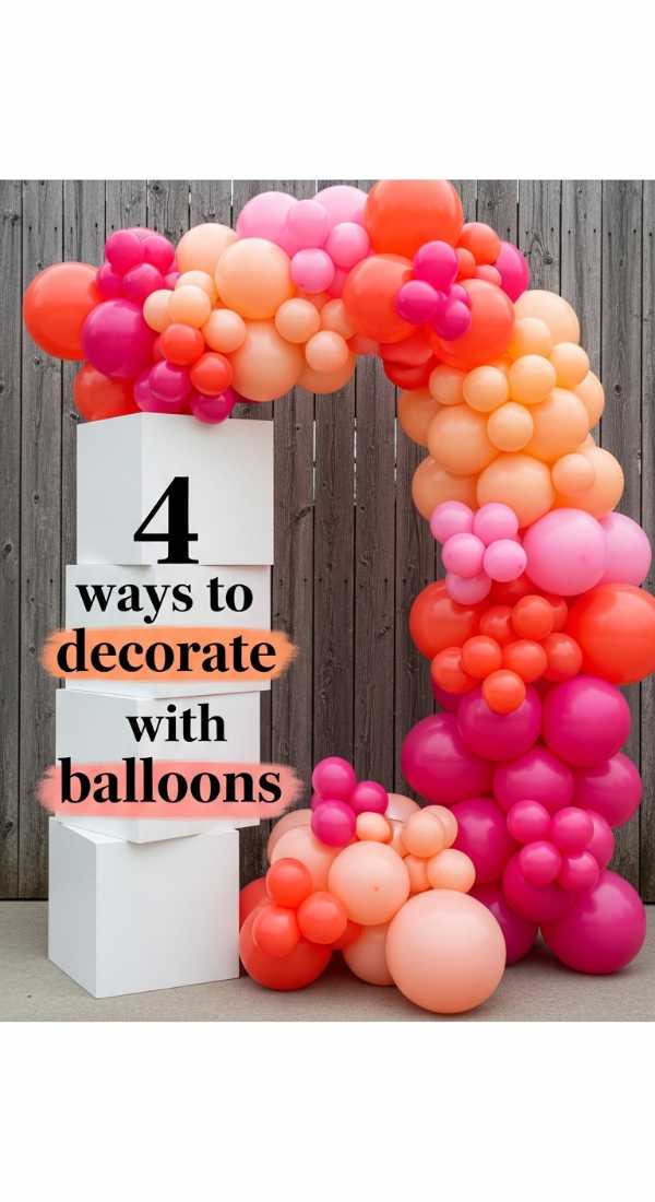 4 Ways To Decorate With Balloons 69fc2d6ed25ac