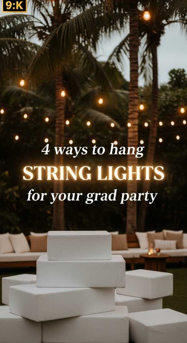4 Ways To Hang String Lights For Your Grad Party 69f8715e19b19