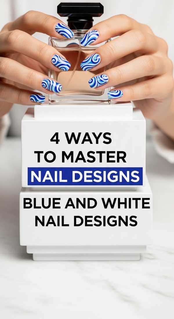 4 Ways To Master Blue And White Nail Designs 69f4c1182a3a3