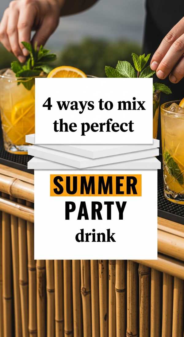 4 Ways To Mix The Perfect Summer Party Drink 69fb140f6f38d