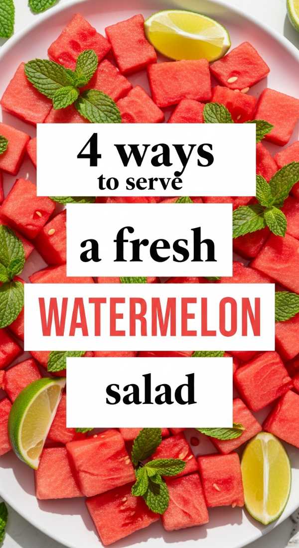 4 Ways To Serve A Fresh Watermelon Salad 6a10951e8ed79