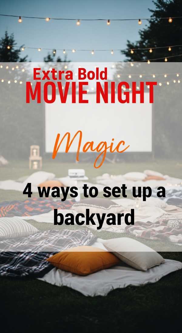 Summer State of Mind: Your Guide to an Unforgettable Aesthetic Birthday Party 4 Ways To Set Up A Backyard Movie Night 6a056f9af2cac