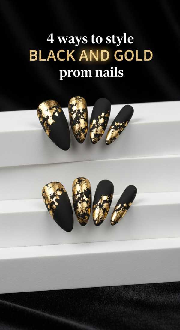 From Pastel Dreams to Neon Beams: 2026 Spring & Summer Nail Masterclass 4 Ways To Style Black And Gold Prom Nails 69ff5947cab5b