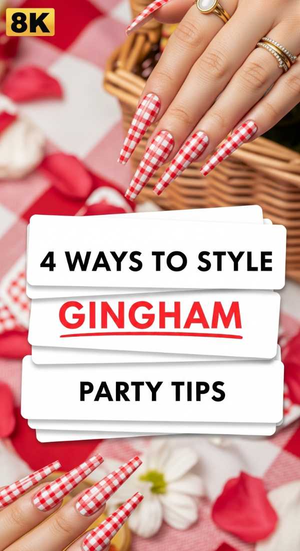 4 Ways To Style Gingham Party Tips 6a058dd35e990