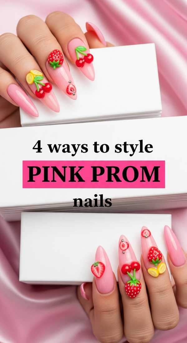 4 Ways To Style Pink Prom Nails 69ff5ab3a34b7