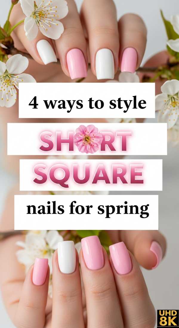 Bloom & Bright: Your 2026 Spring Nail Trend Forecast and Easy DIYs 4 Ways To Style Short Square Nails For Spring 69fb97557b572