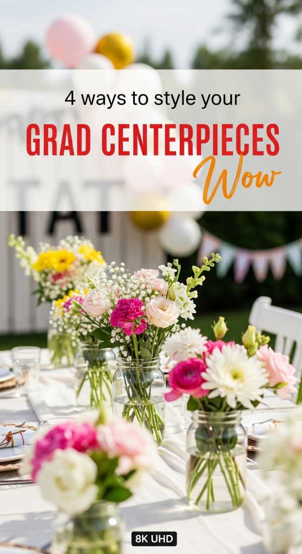 4 Ways To Style Your Grad Centerpieces 69fae90443277