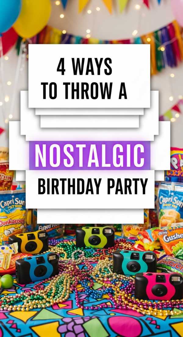 Summer Birthday Magic: Your Go-To Guide for Outdoor Fun 4 Ways To Throw A Nostalgic Birthday Party 6a0de753a6f86