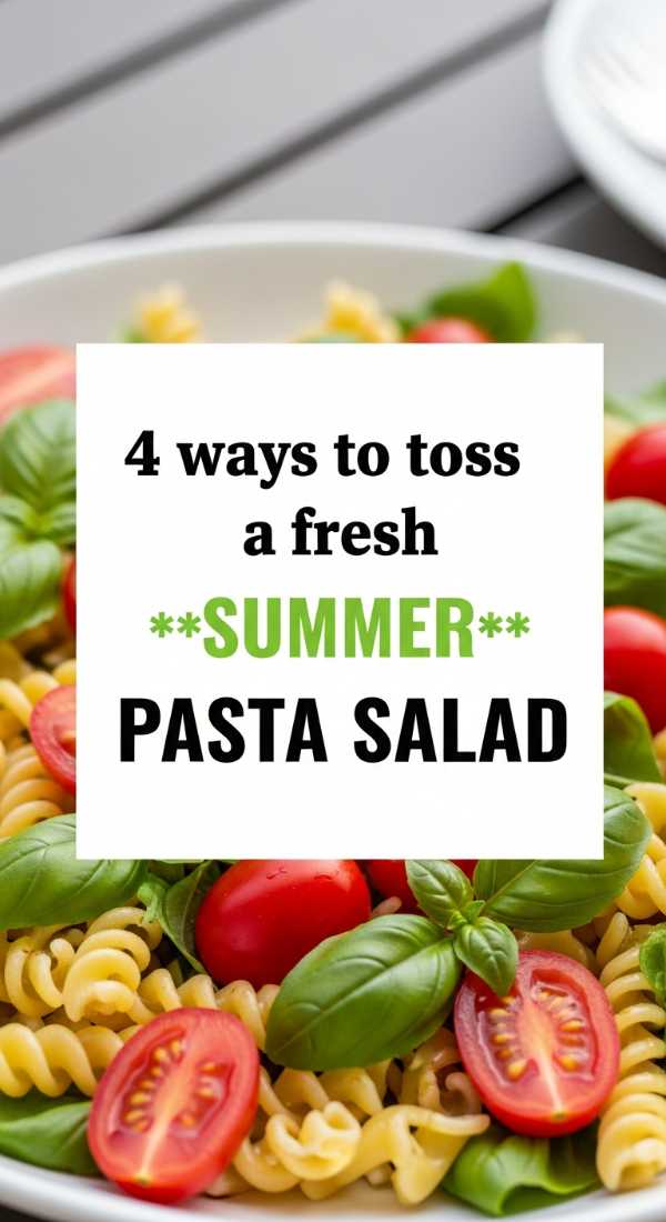 Sizzle and Chill: Your Definitive Guide to Summer Cooking 4 Ways To Toss A Fresh Summer Pasta Salad 6a06bc718c49a