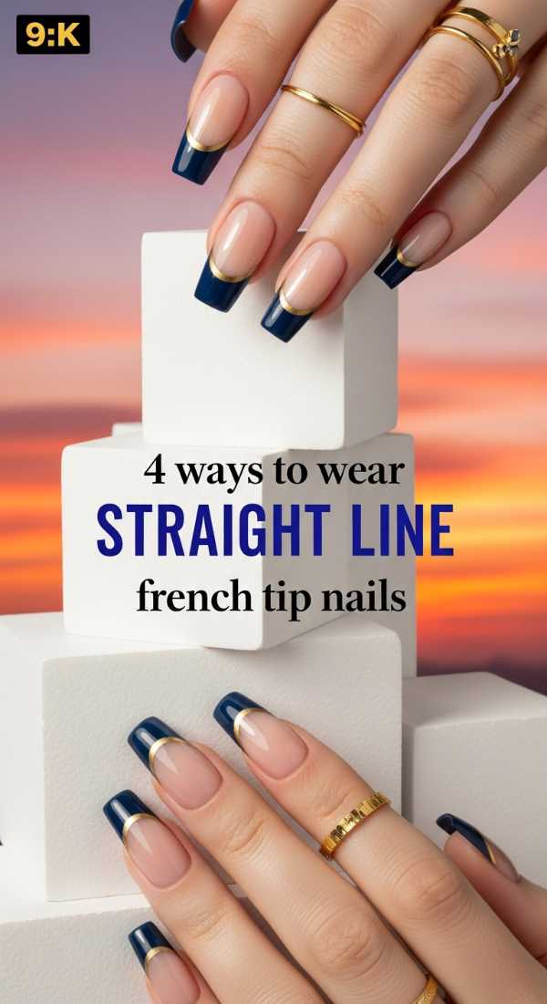 The Penny-Pincher’s Guide to Million-Dollar Manicures 4 Ways To Wear Straight Line French Tip Nails 6a1a985e32bde