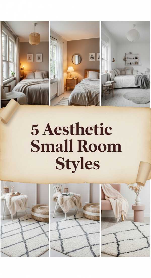 5 Aesthetic Small Room Styles 6a1b0c38de8be