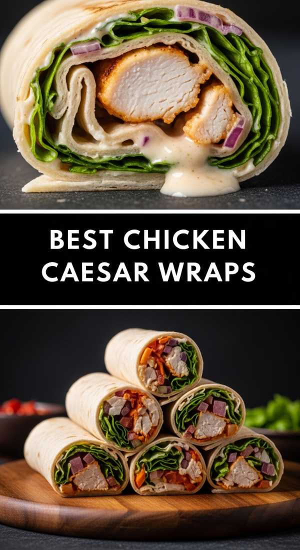 5 Best Chicken Caesar Wrap Recipes Ever 6a0311b66baf5