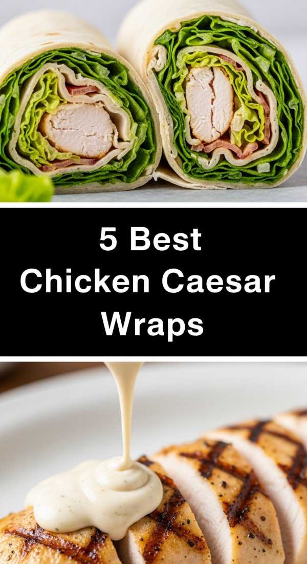 5 Best Chicken Caesar Wraps For Lunch 6a03146b874e4