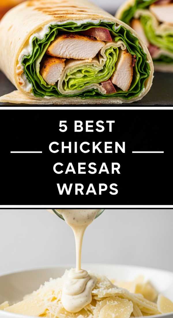5 Best Chicken Caesar Wraps For Lunch 6a03146f4c1c4