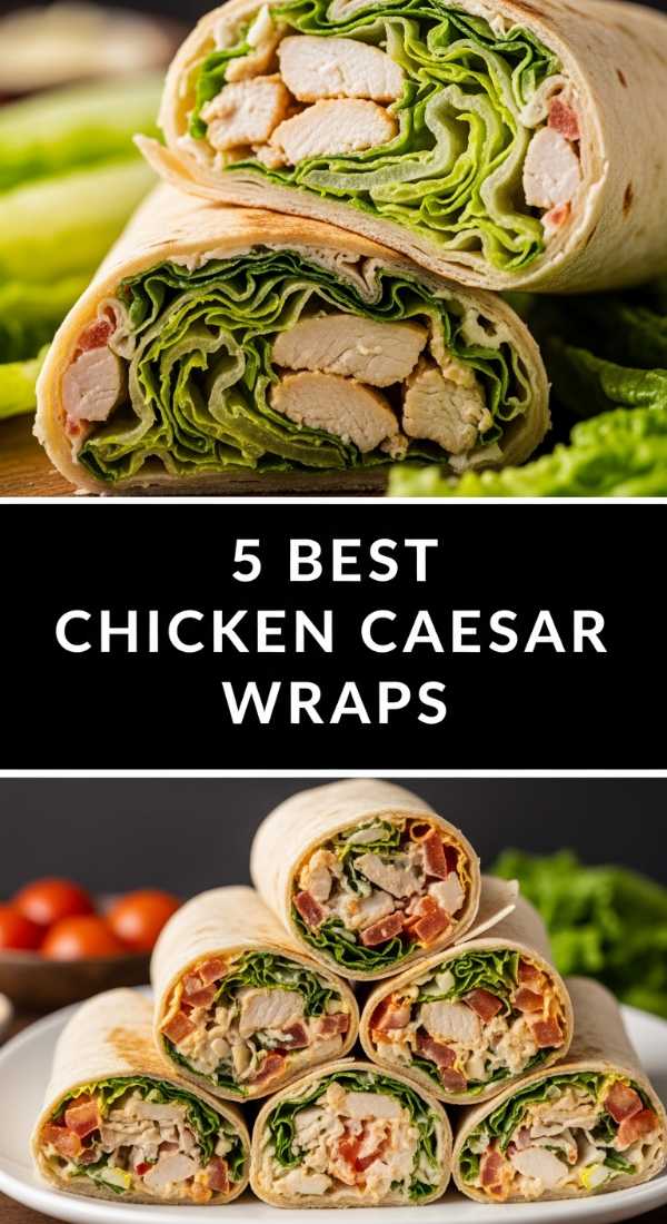 5 Best Chicken Caesar Wraps For Quick Lunch 6a03144997462