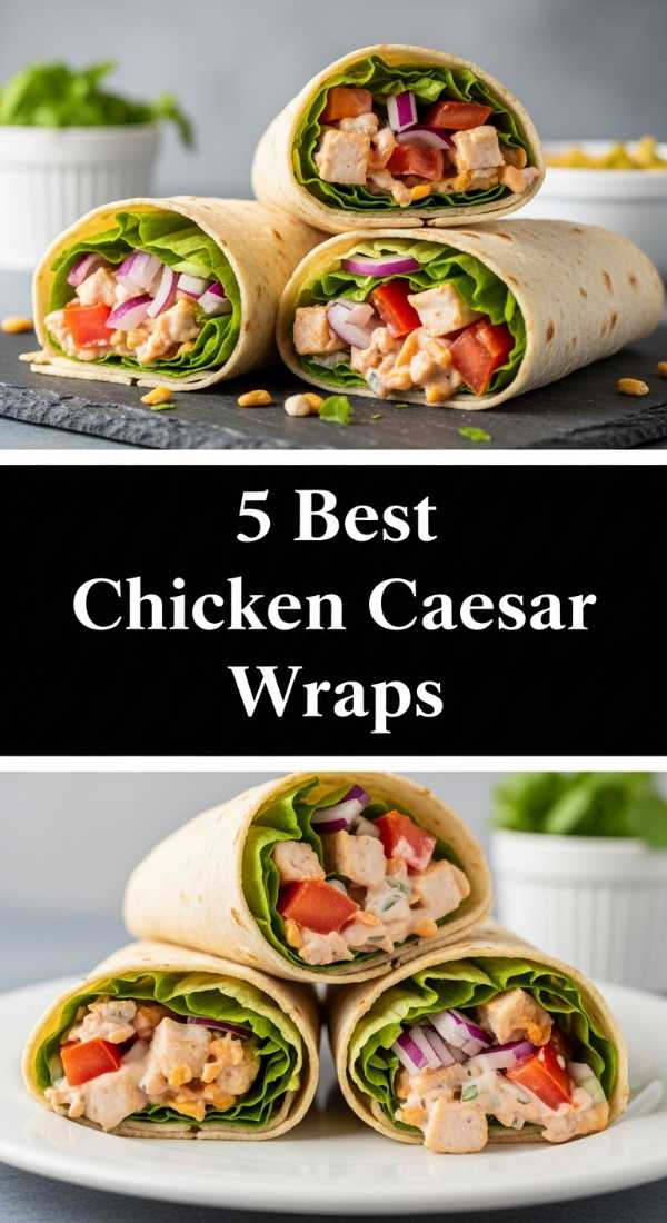 5 Best Chicken Caesar Wraps Step By Step Guide 6a03145d5d7ae
