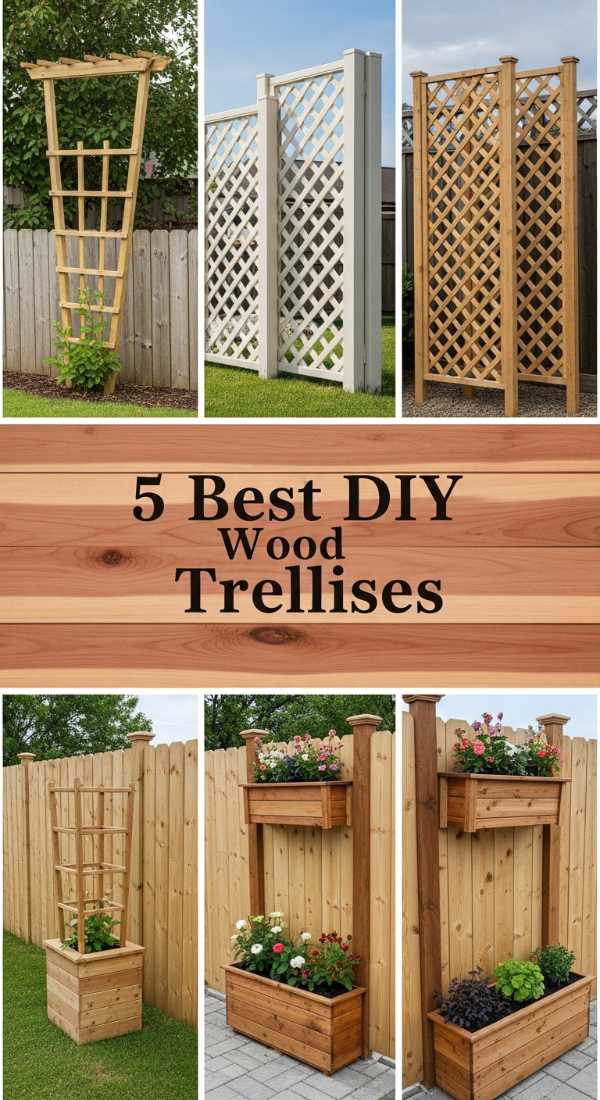 5 Best Diy Wood Trellises 6a04b78d3dd07