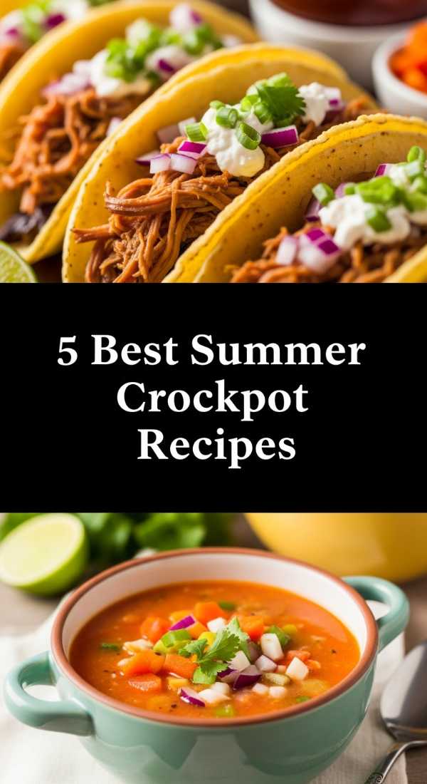 5 Best Summer Crockpot Recipes Step By Step Guide 6a03119ff3917