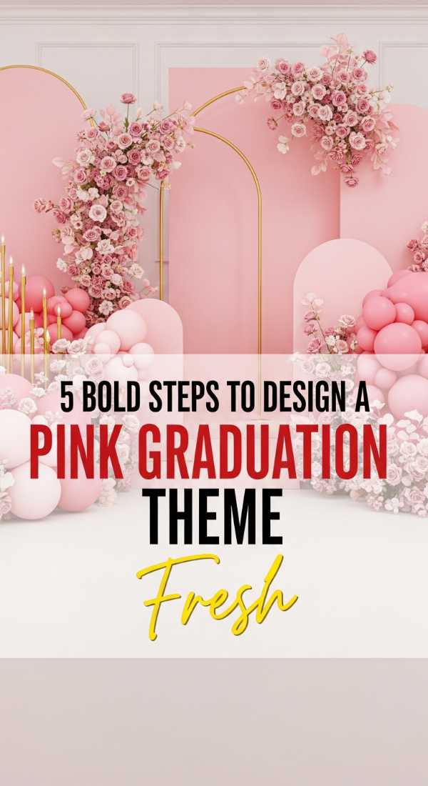 5 Bold Steps To Design A Pink Graduation Theme 69f478f29d899