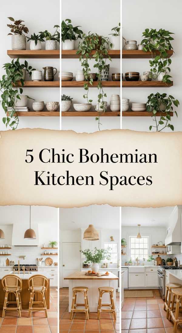 5 Chic Bohemian Kitchen Spaces 6a0ea3140f2fd