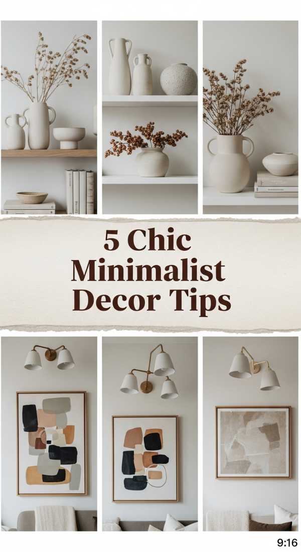 The Art of Warm Minimalism: Making Your Home Simple Yet Soulful 5 Chic Minimalist Decor Tips 6a0ea920eba40