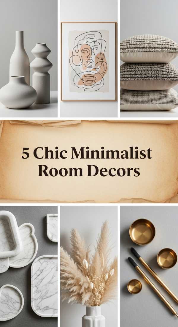 5 Chic Minimalist Room Decors 6a0e9f251f081