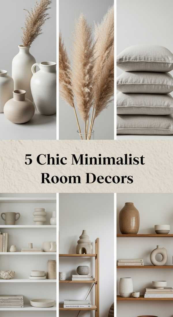 5 Chic Minimalist Room Decors 6a1b0c3cdad73