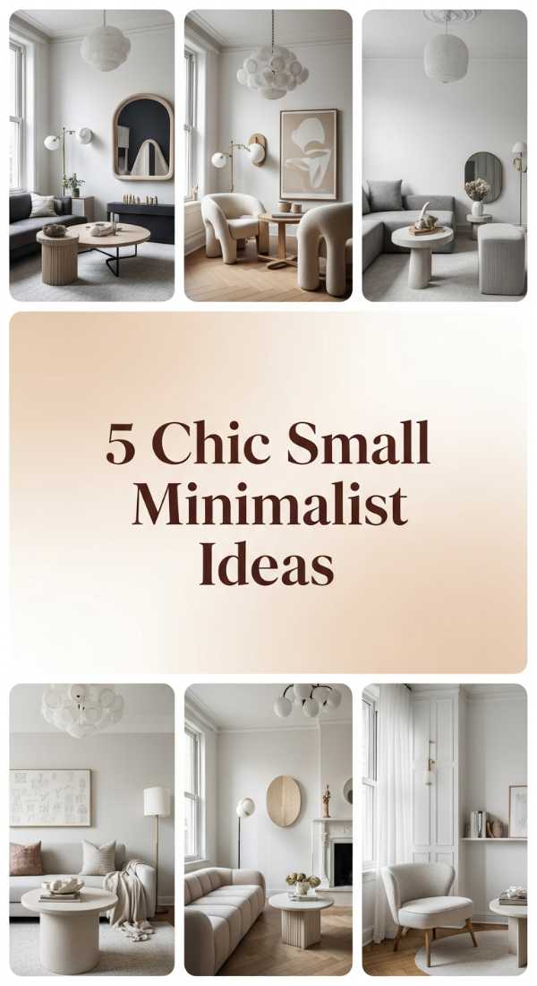 5 Chic Small Minimalist Ideas 6a1b23b570619