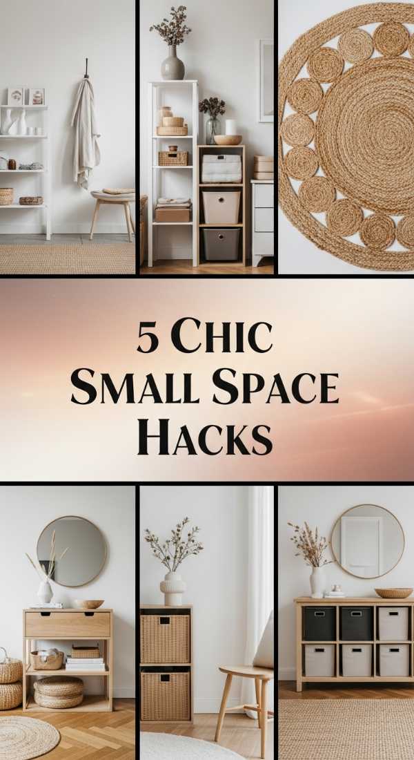 5 Chic Small Space Hacks 6a0ea1421c90f