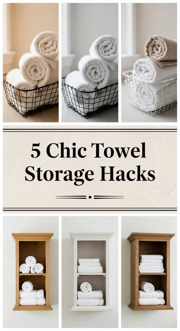 5 Chic Towel Storage Hacks 69f48f34900dc