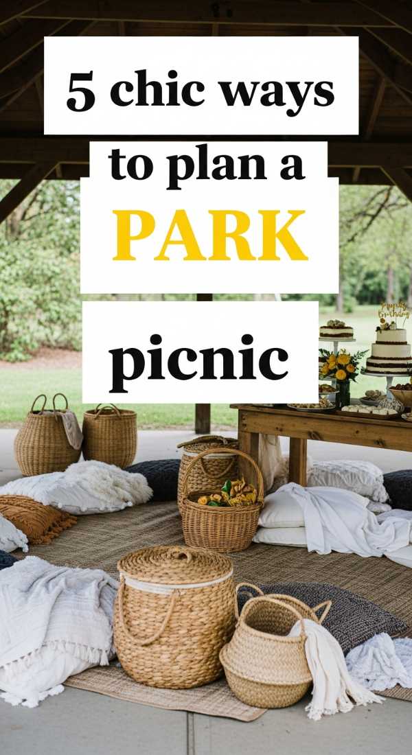 5 Chic Ways To Plan A Park Picnic 69fc2d6c7ecba