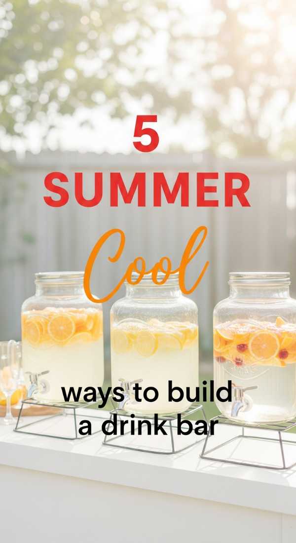 5 Cool Ways To Build A Summer Drink Bar 69f478f00f71f