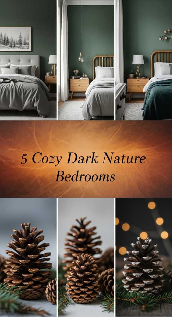 5 Cozy Dark Nature Bedrooms 6a04bae6c0c56