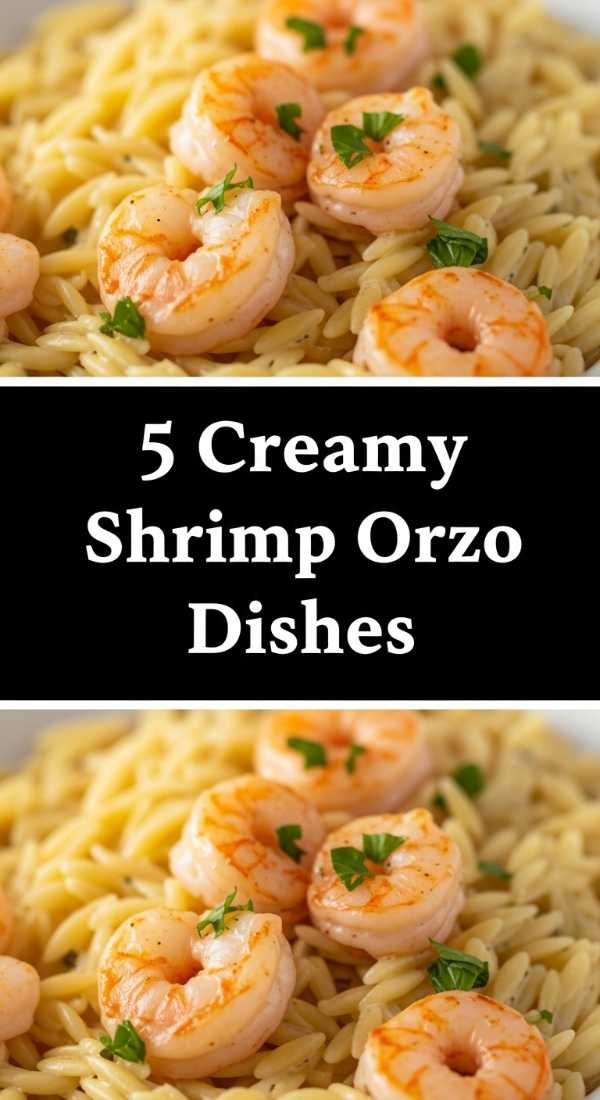 5 Creamy Shrimp Orzo Dishes Step By Step Guide 69fe177cb00b2
