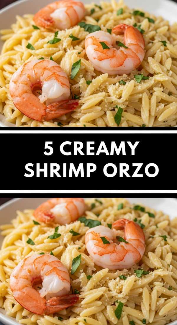 5 Creamy Shrimp Orzo Recipes Better Than Pasta 69fe1333a3996