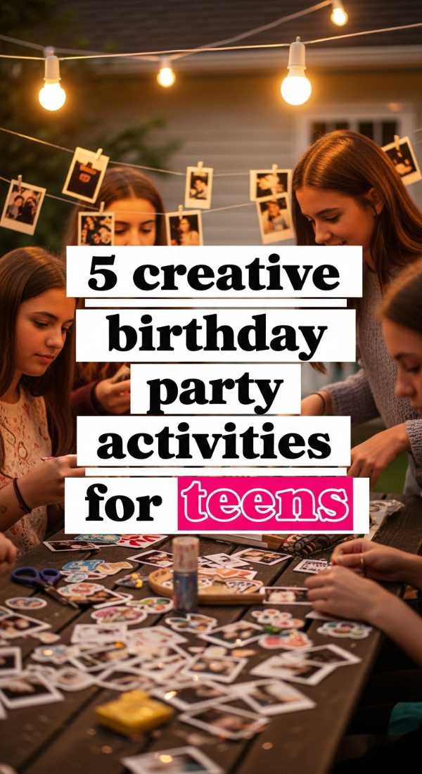 The Coolest Party Under the Sun: Your Ultimate Summer Birthday Planner 5 Creative Birthday Party Activities For Teens 6a0de74cb1b40