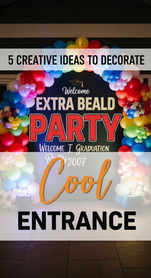 5 Creative Ideas To Decorate Your Party Entrance 69fc2681b1274