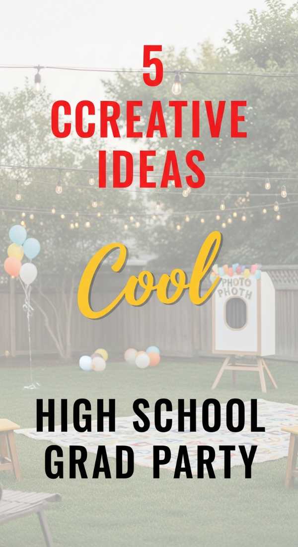 5 Creative Ideas To Host A High School Graduation Party 69fae90659b83